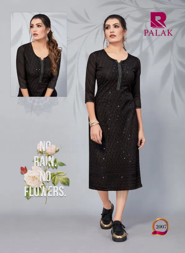 Raashi Palak Daily Wear Wholesale Designer Kurtis Catalog
